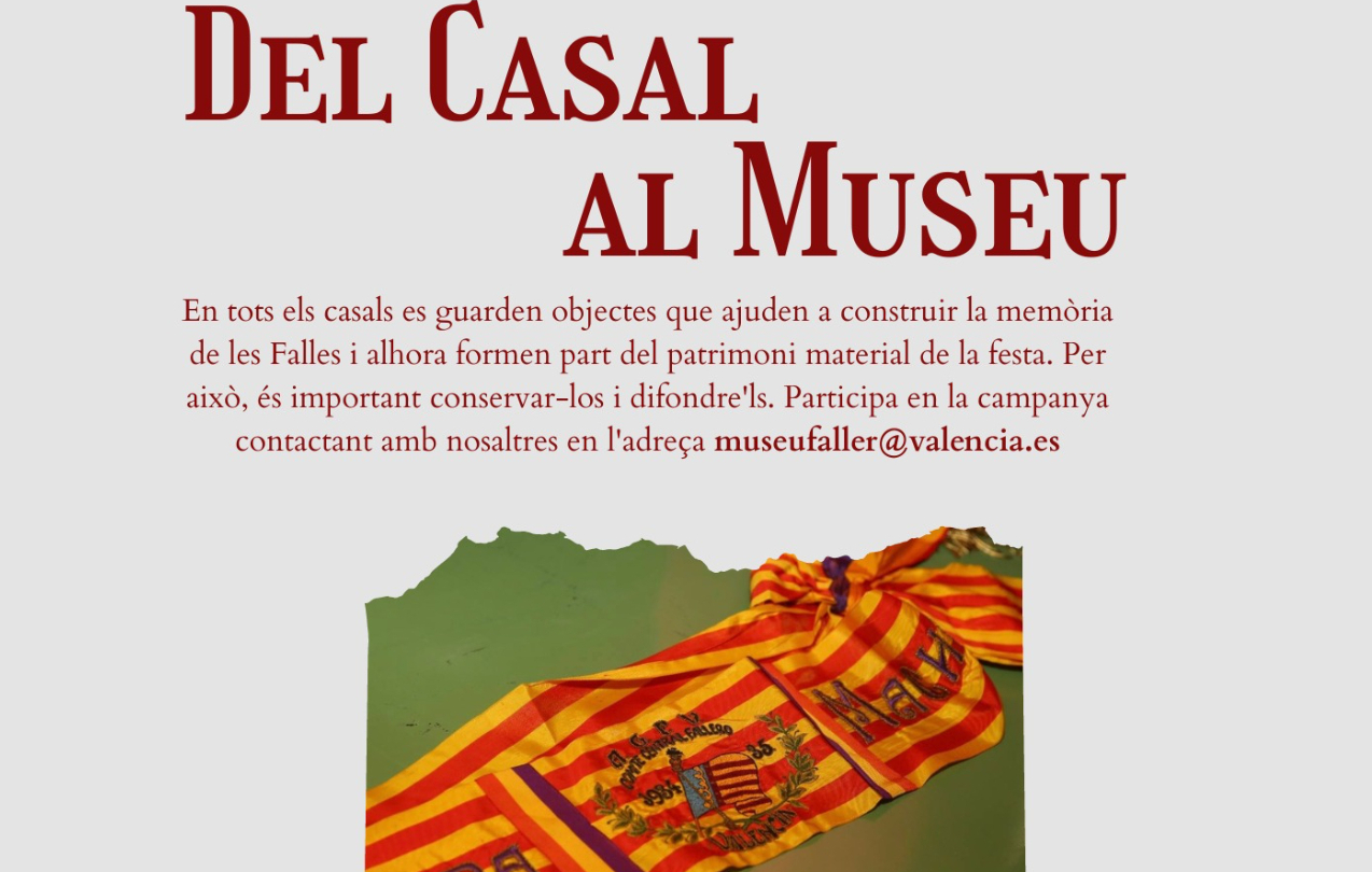 Campanya ‘Del Casal al Museu’: busquem el patrimoni cultural material de la teua comissió