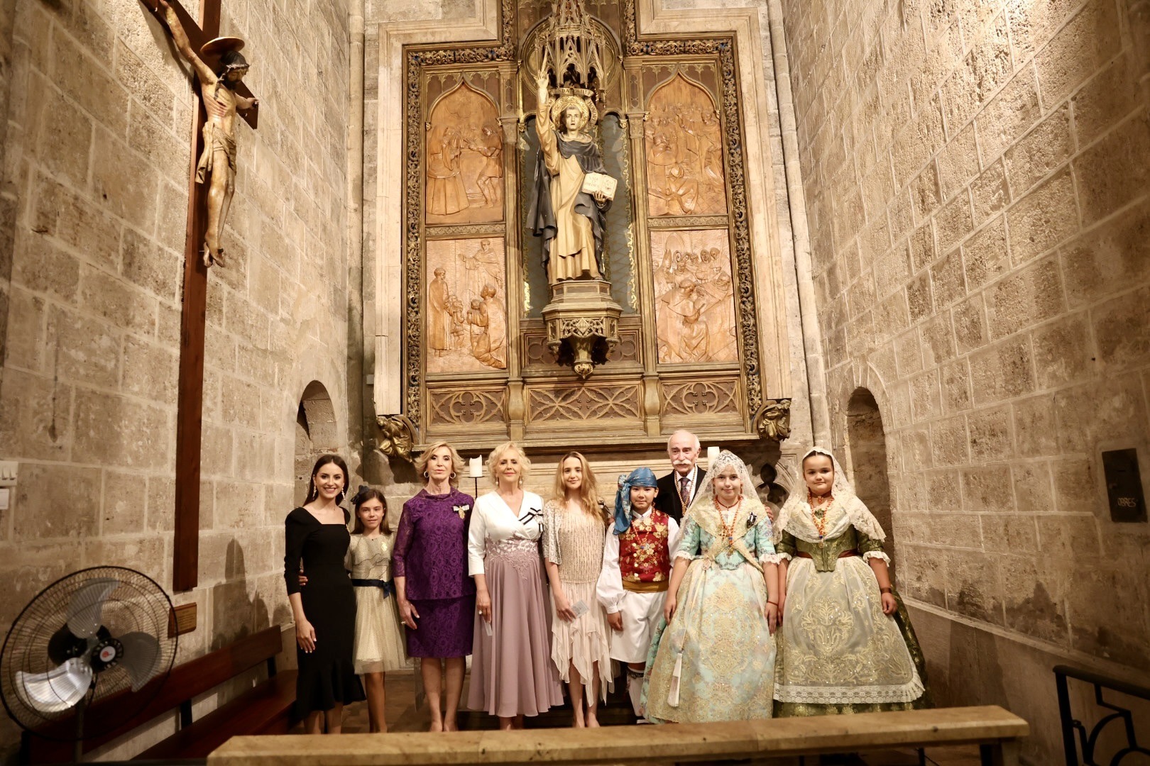 Solemne missa de la festa dels Xiquets del carrer Sant Vicent