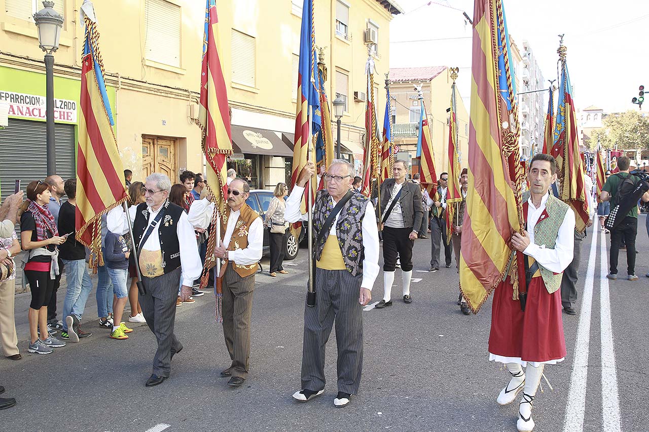 El marítimo homenajea a la Senyera