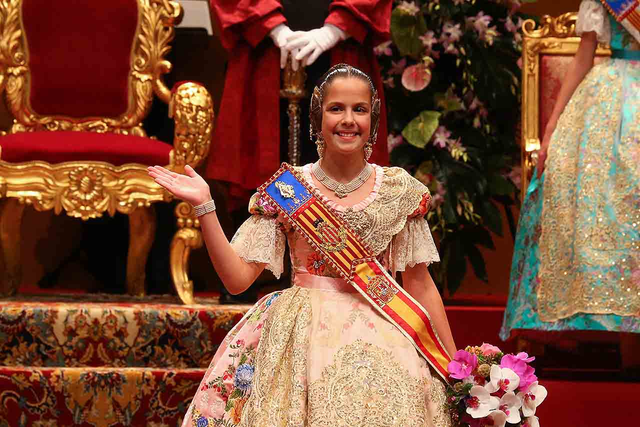 Clara Mª Parejo, Fallera Major Infantil de Valéncia 2017