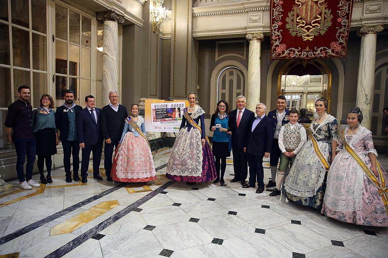 L’ONCE dedica el cupó del 19 de març a les Falles