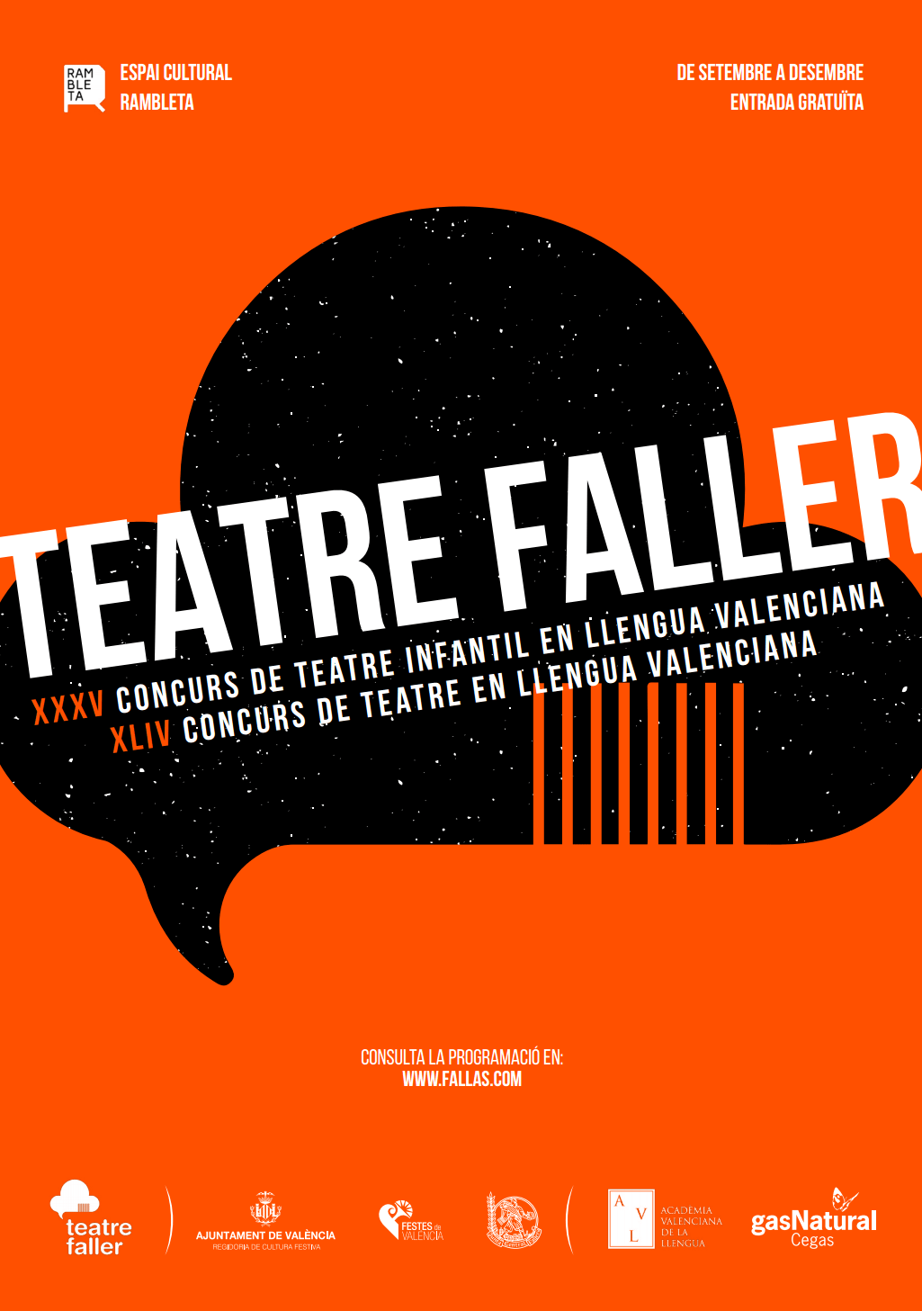 Ajuda a parlar al Teatre Faller!