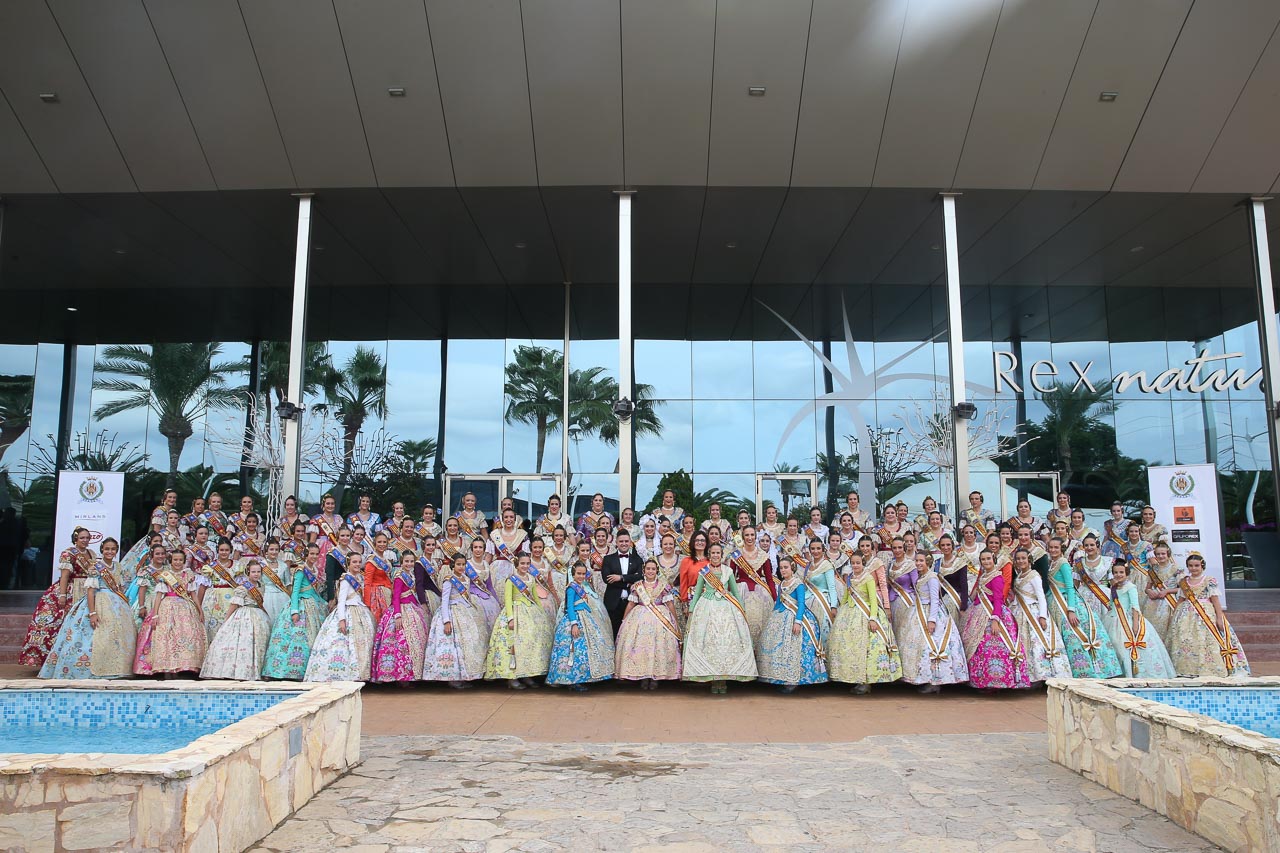 Homenaje a las Falleras Mayores de la Comunidad Valenciana