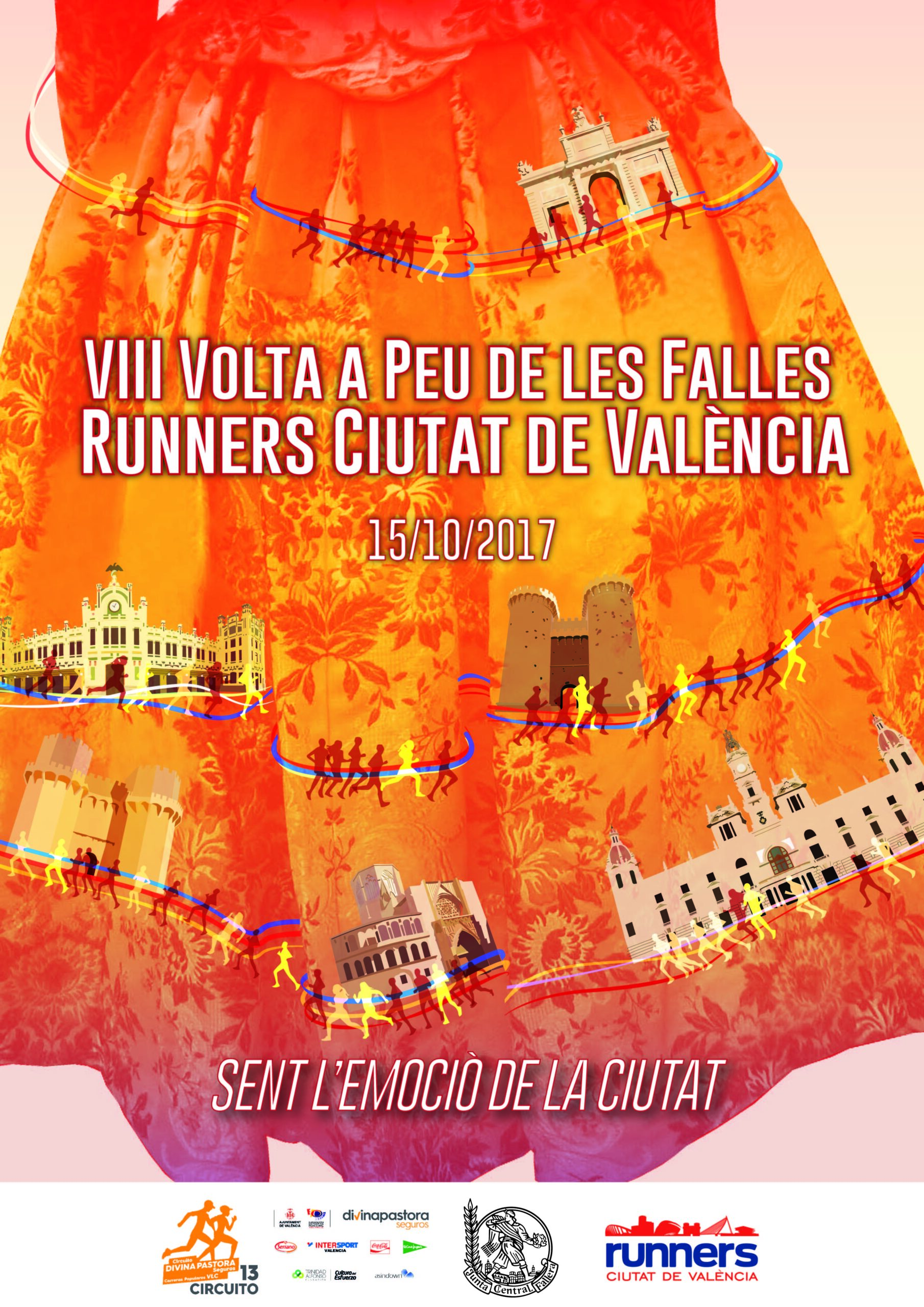 València acoge este domingo la VIII Volta a Peu a les Falles