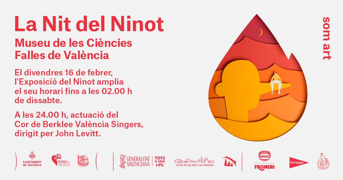 La Nit del Ninot obrirá  la exposició del Ninot fins les 2 de la matinada