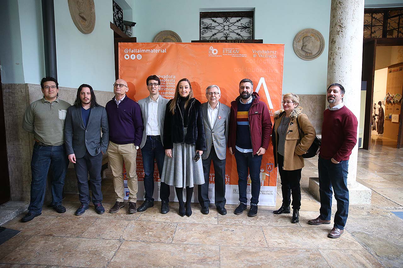 La Universidad de València presenta la II Falla Inmaterial