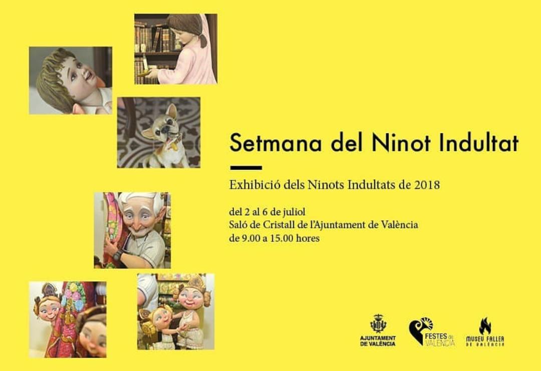 El Saló de Cristal acull els ninots indultats 2018