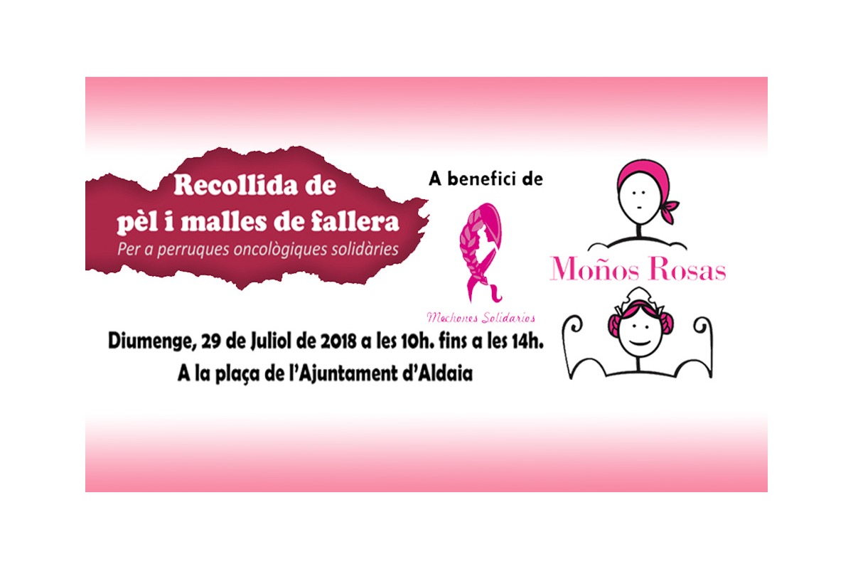 Recogida y corte de pelo solidario de la a Junta Local de Aldaia