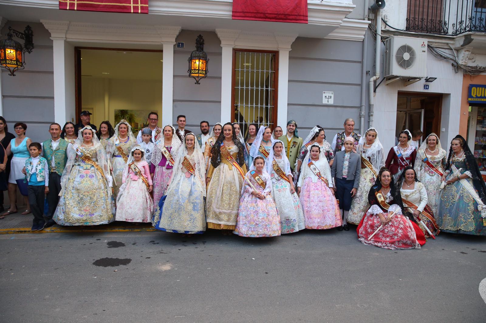 Meliana arropa a las Falleras Mayores de Valencia en sus fiestas patronales