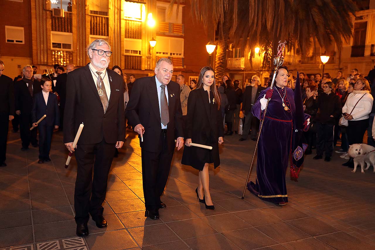 Marina Civera participa en el Martes Santo de los Pretorianos y Penitentes