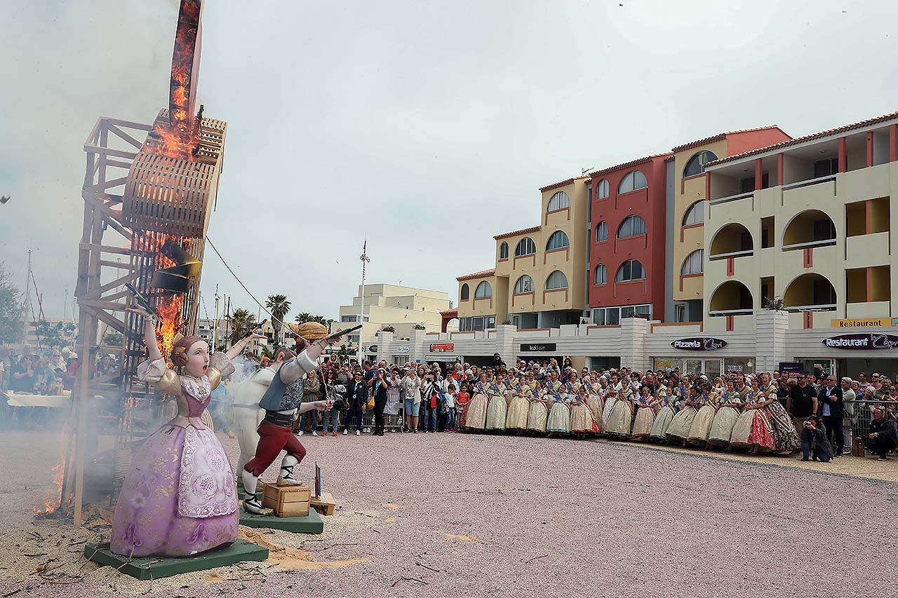 La Falla del Patrimoni llega a su fin en Leucate (Francia)