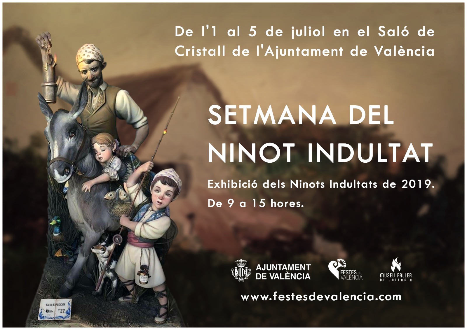 Del 1 al 5 de Julio el Ayuntamiento acogerá la semana del ninot indultat