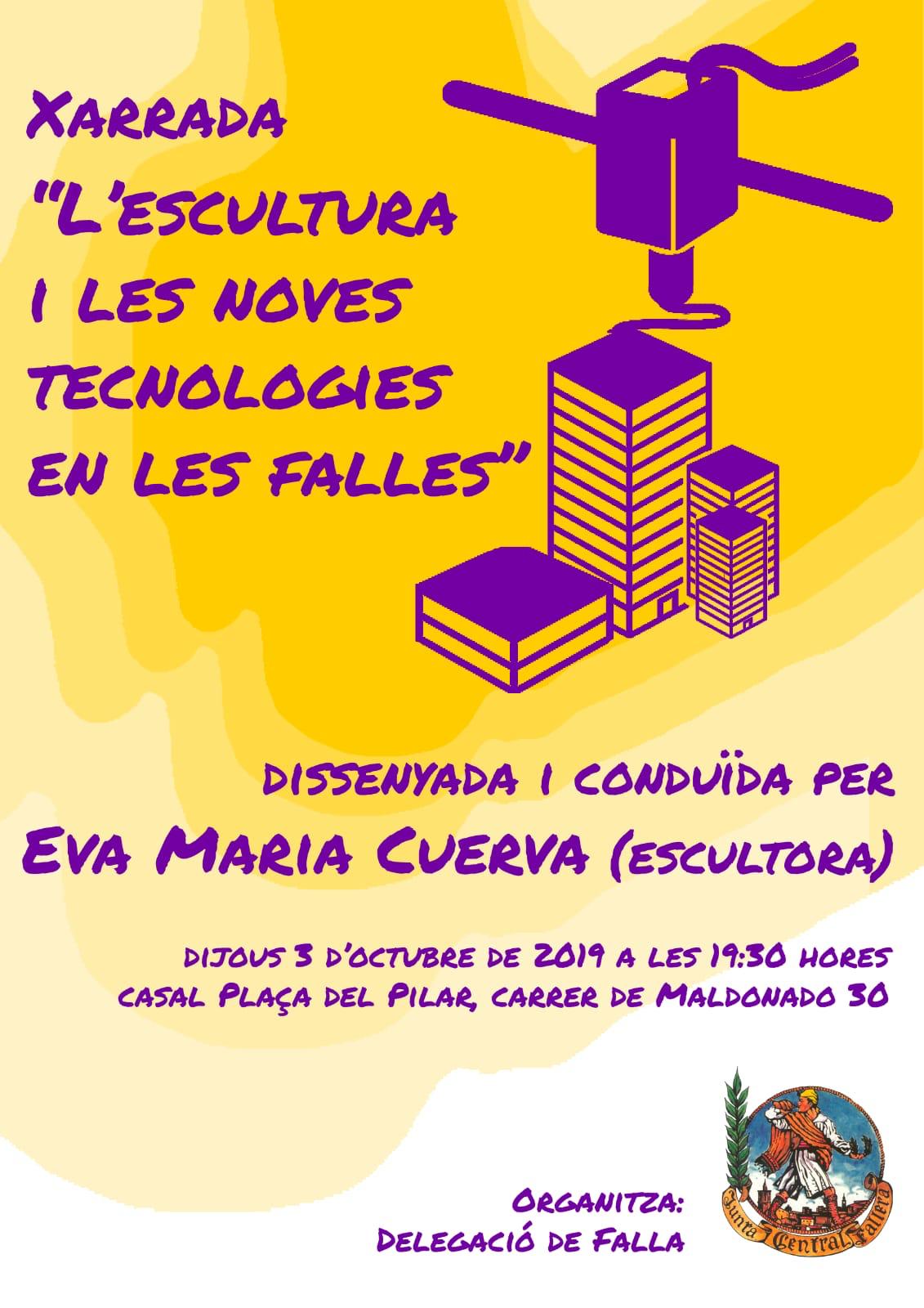 Eva Mª Cuerva parla de les noves tecnologies a les falles