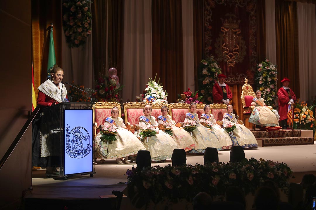 Este ha sido el discurso de Inma Guerrero, Mantenedora de la Fallera Mayor Infantil de València