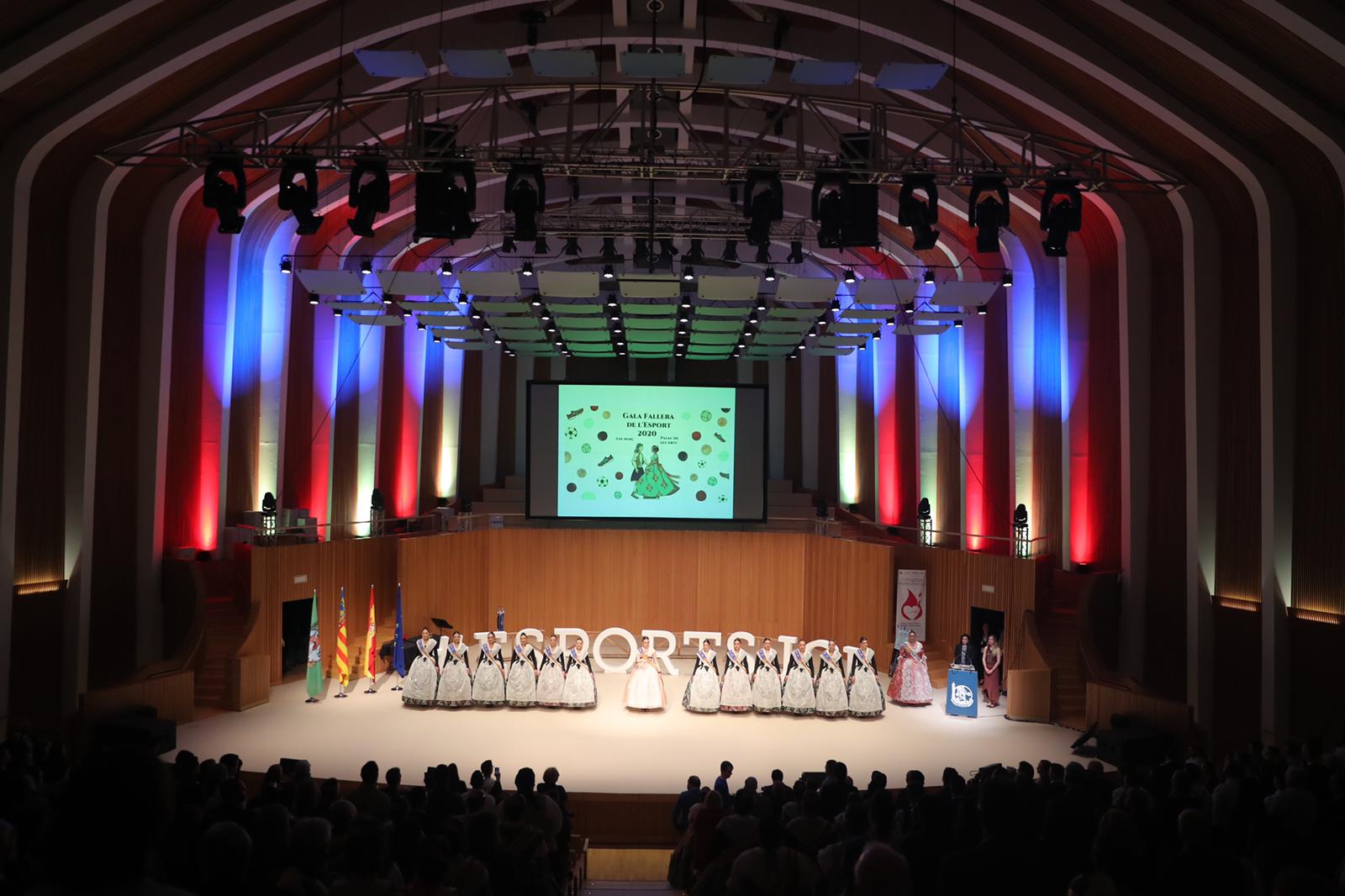 La gran Gala del Deporte reconoce a los 6.000 falleros y falleras participantes en campeonatos de JCF