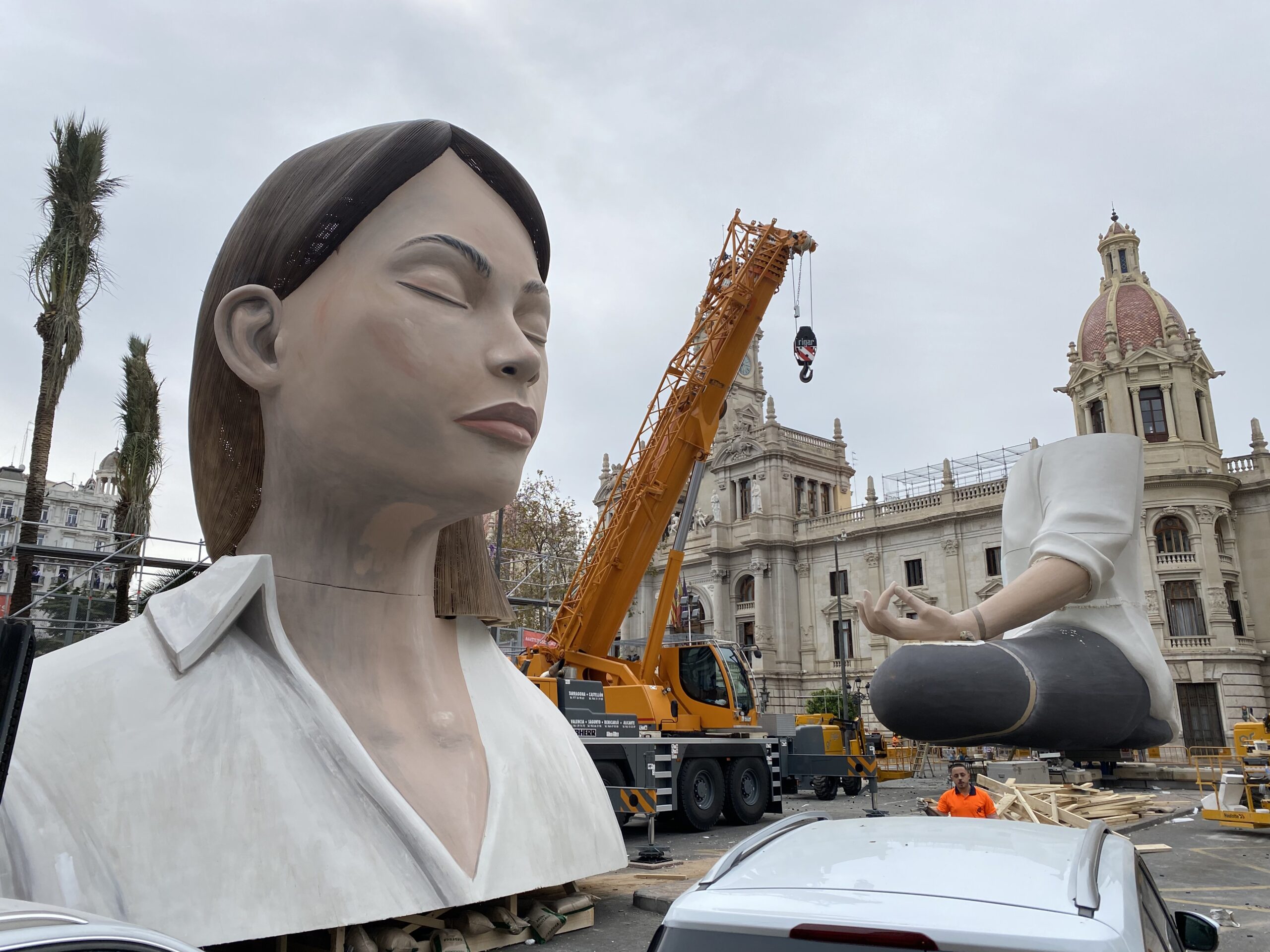 La cabeza de la falla municipal se salvará de las llamas hasta la celebración de las Fallas en julio