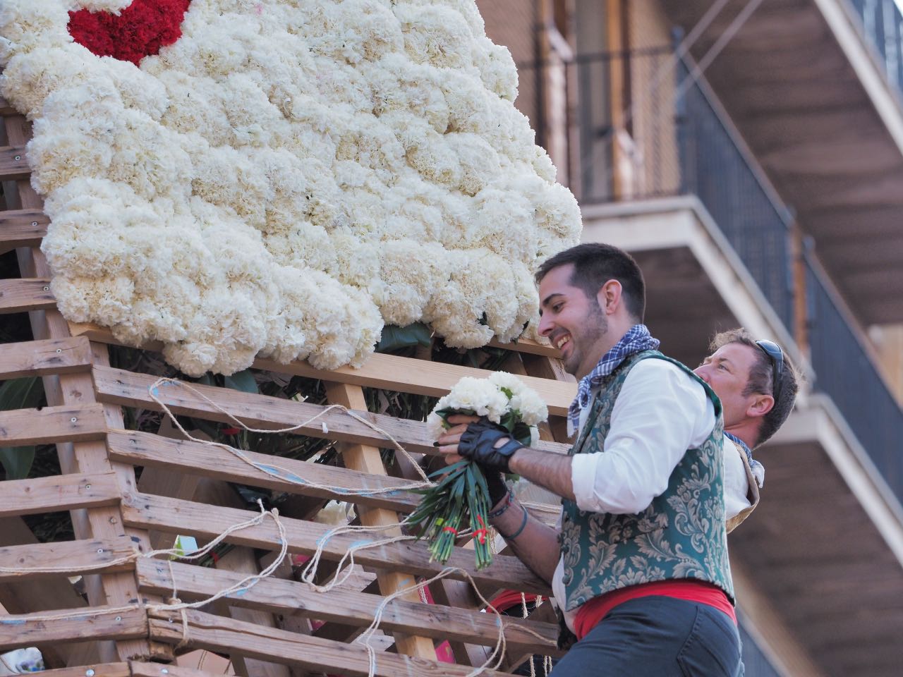 Colores de los ramos de flores de la #Ofrena21Virtual