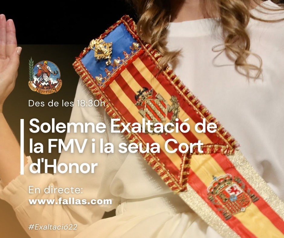 Guía para no perderse la Exaltación de las Falleras Mayores de València y sus Corts de Honor