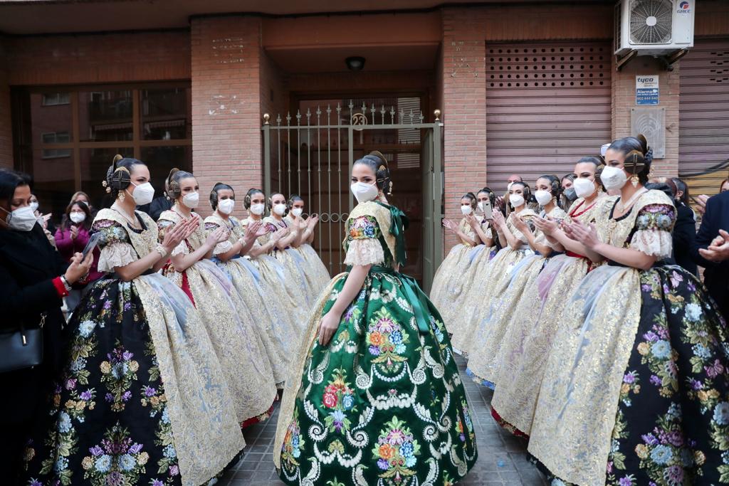 Verd primavera, el color de l’espolí de Carmen Martín Carbonell, Fallera Major de València