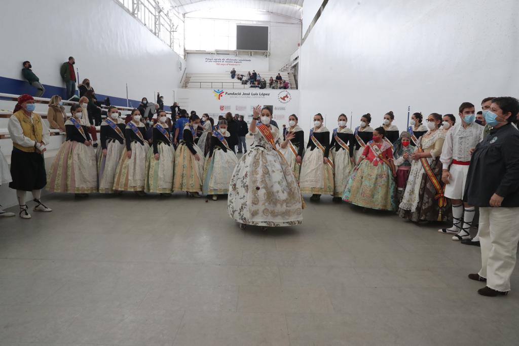 El trinquet de Pelayo vibra de emoción con las finales del campeonato de pilota valenciana 2022 de Junta Central Fallera