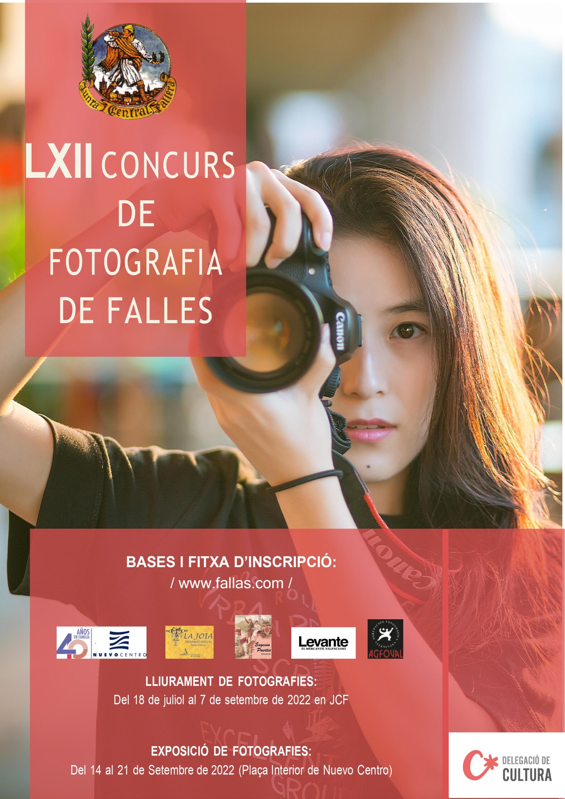 Bases i inscripcions del LXII concurs de fotografia de Junta Central Fallera