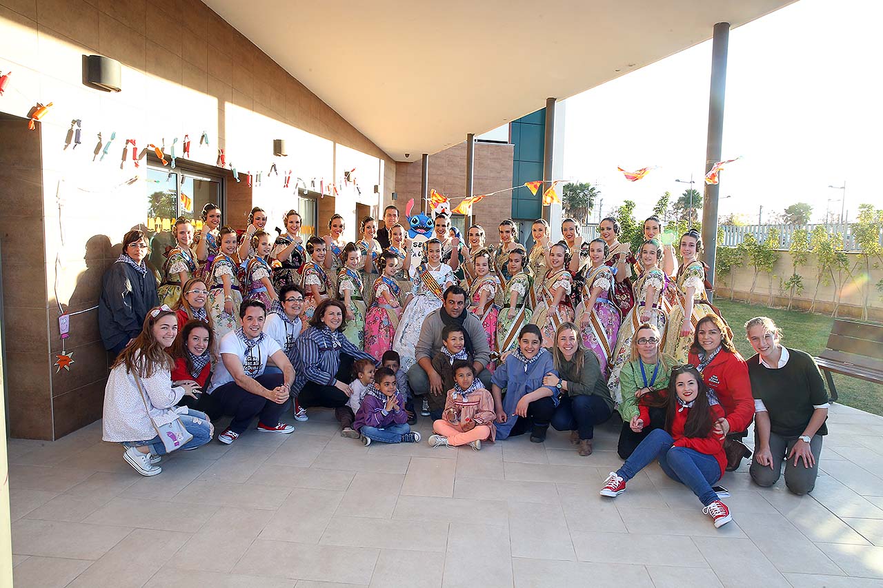 Fallas con los niños de la Casa Ronald McDonald