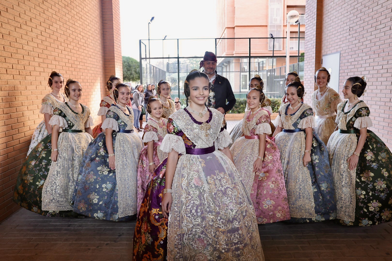 Quars ametrino, el color de l’espolí de Paula Nieto, Fallera Major Infantil de València