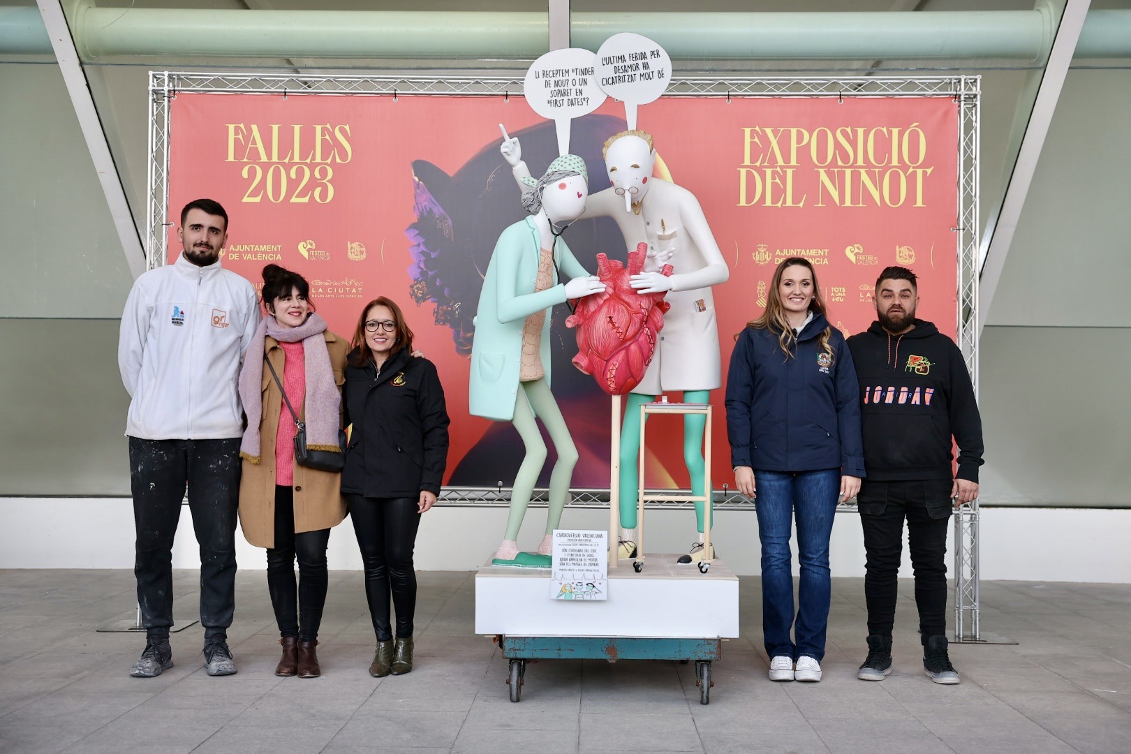 Els ninots ja descansen en el Museu de les Ciències, preparats per a l’Exposició del Ninot 2023