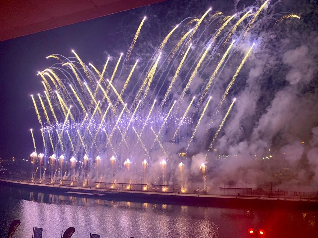 La Gran Fira de València recupera el tradicional espectacle piromusical en el marc de La Nit a la Mar