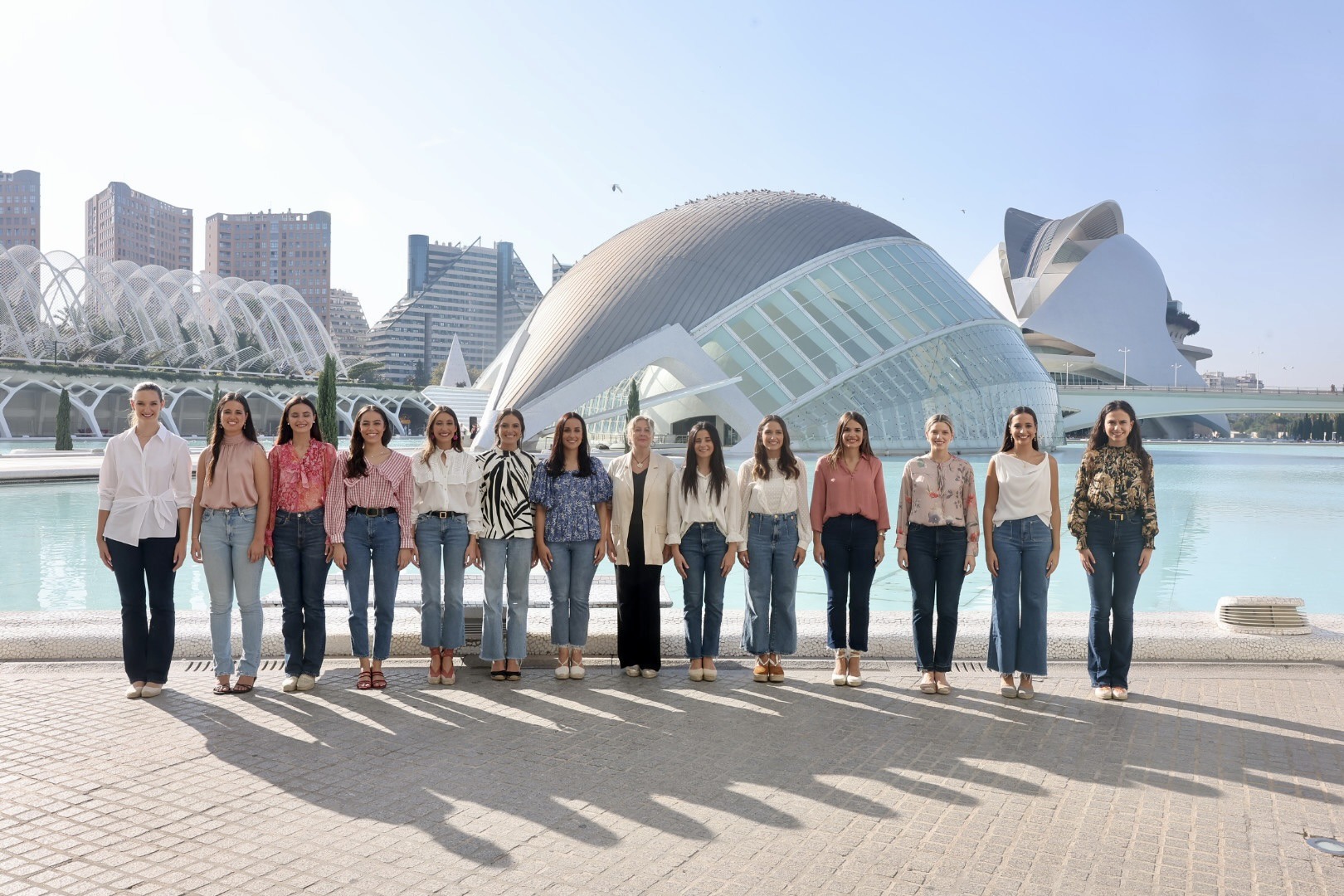 Visita al Museu Príncep Felip de les candidates a Fallera Major de València 2024