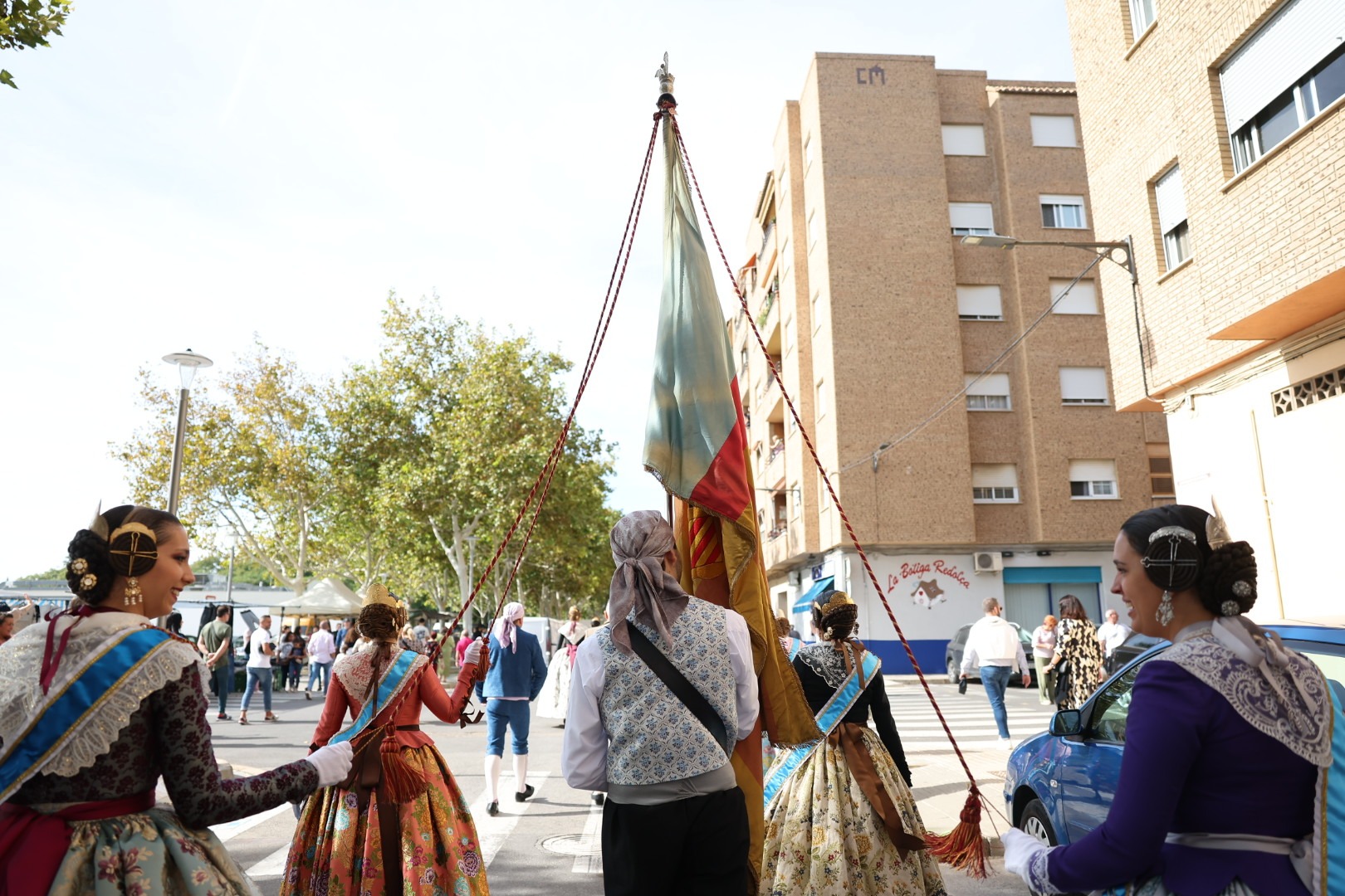 L’Agrupació de falles Túria celebra el trasllat de la Reial Senyera