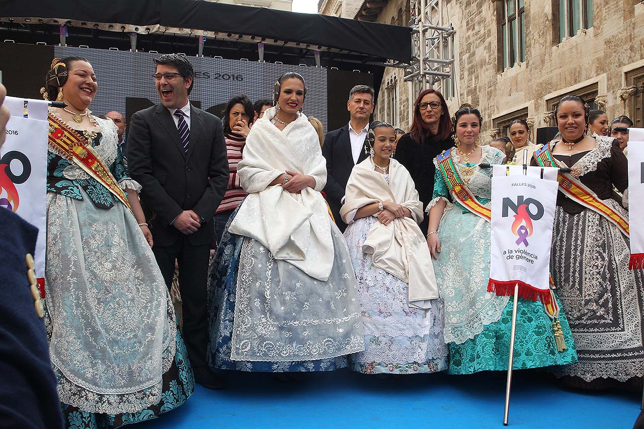 La Diputació de València i les Falles contra la Violència de Gènere.