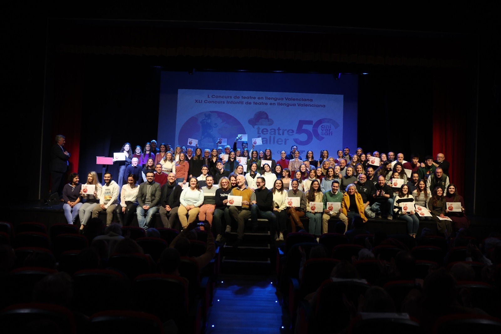 Noche de lectura de Nominaciones del 50 Aniversario del Teatro Fallero