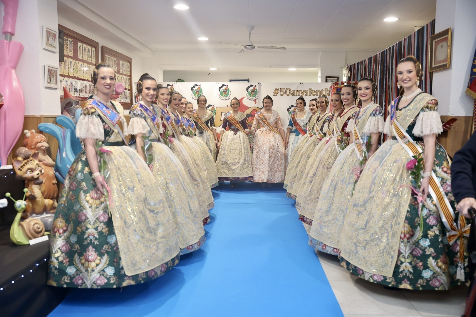 La Falla Plaza Rio Segura-Horno de Alcedo celebra su 50 aniversario