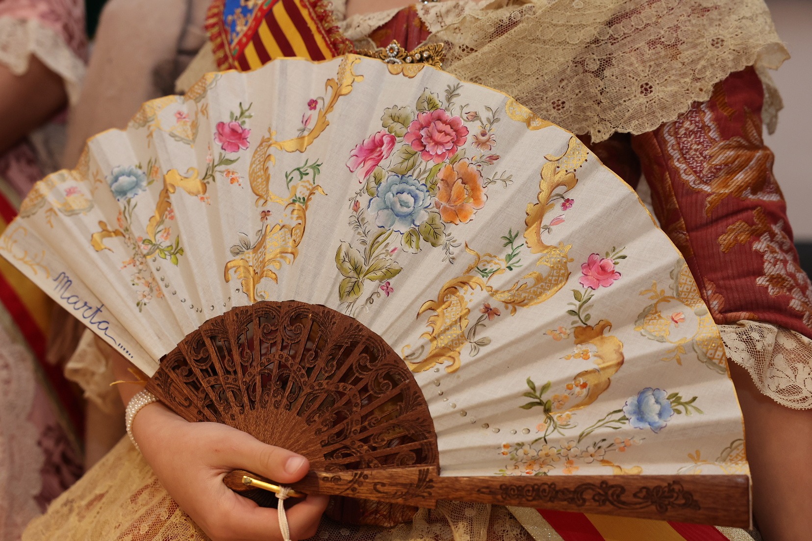 Les nostres màximes representants reben els seus ventalls oficials