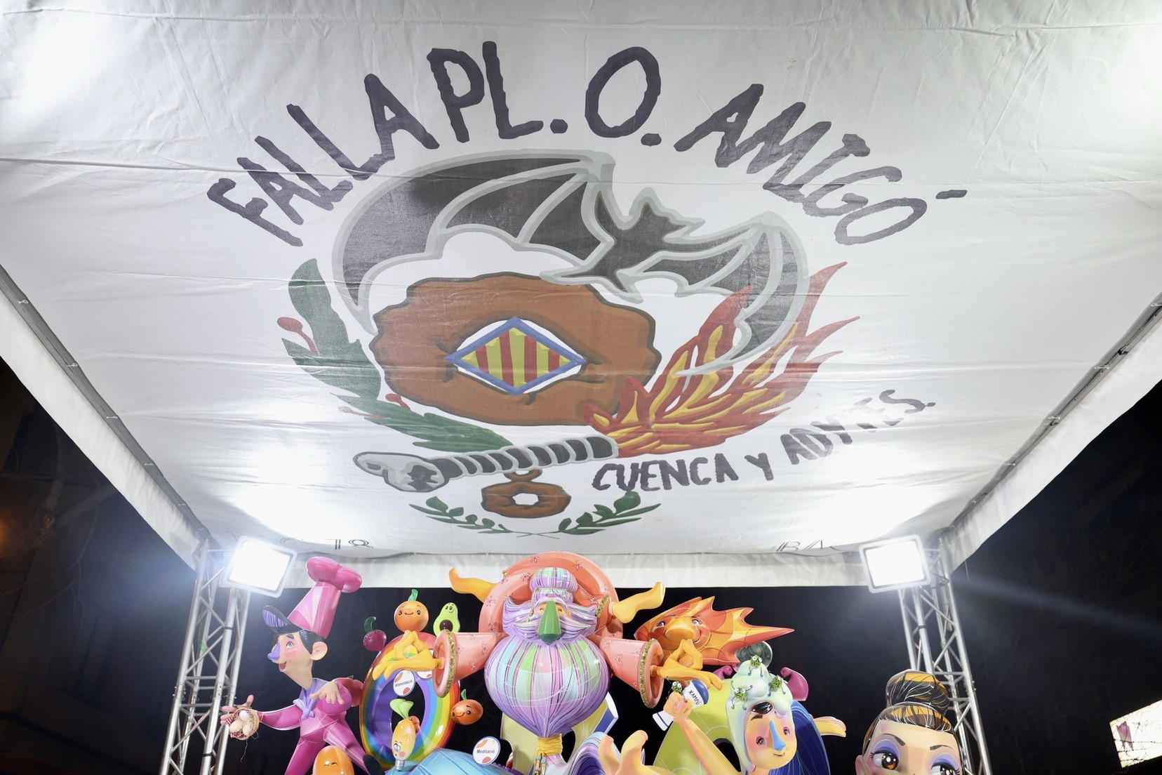 La FMIV i la seua Cort d’Honor visiten el primer premi de la Secció Primera