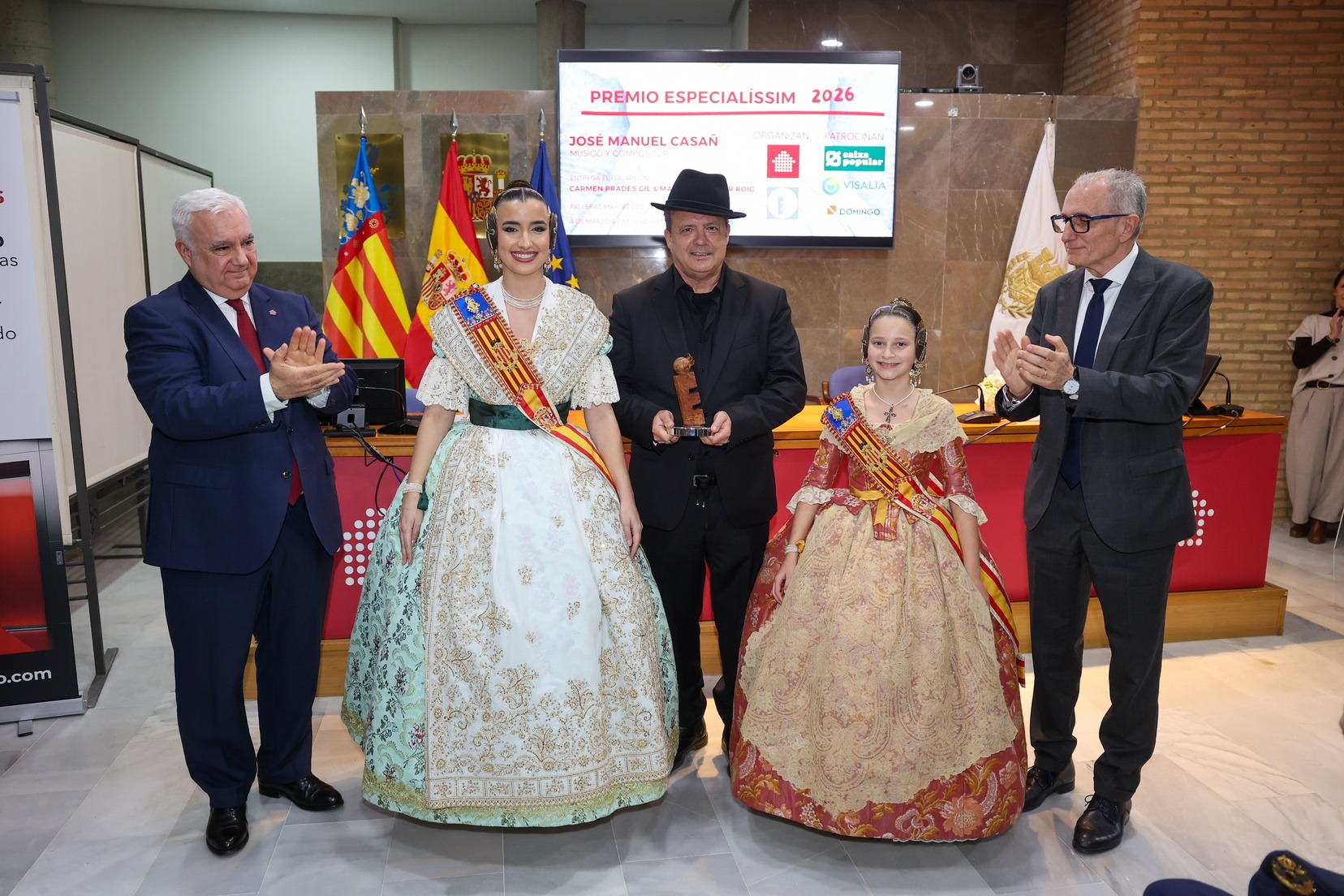 José Manuel Casañ es convertix en “Especialíssim” Falles 2026.