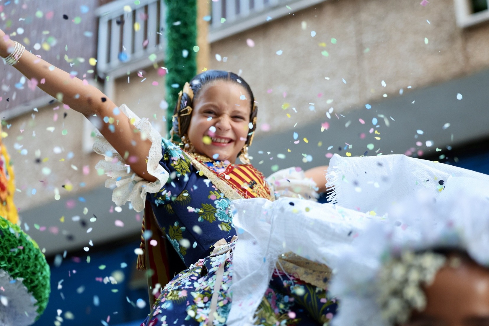 Borriana celebra la seua tradicional Batalla de Flors
